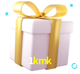 Receba seus bônus de boas-vindas no 1kmk